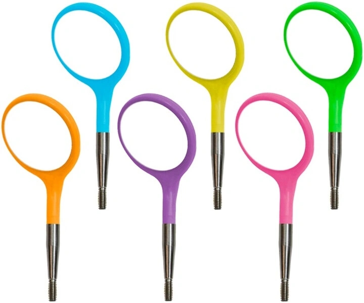 Crystal HD® polimerinės veidrodėlių galvutės Nr. 4, Simple Stem, Vibrant, 12 vnt. - oficiali Zirc produkto nuotrauka