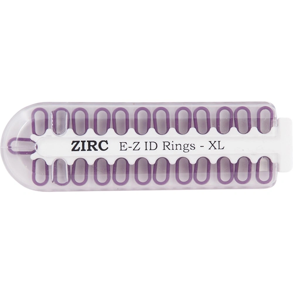 E-Z ID žymėjimo žiedeliai, XL, 25 vnt. - oficiali Zirc produkto nuotrauka