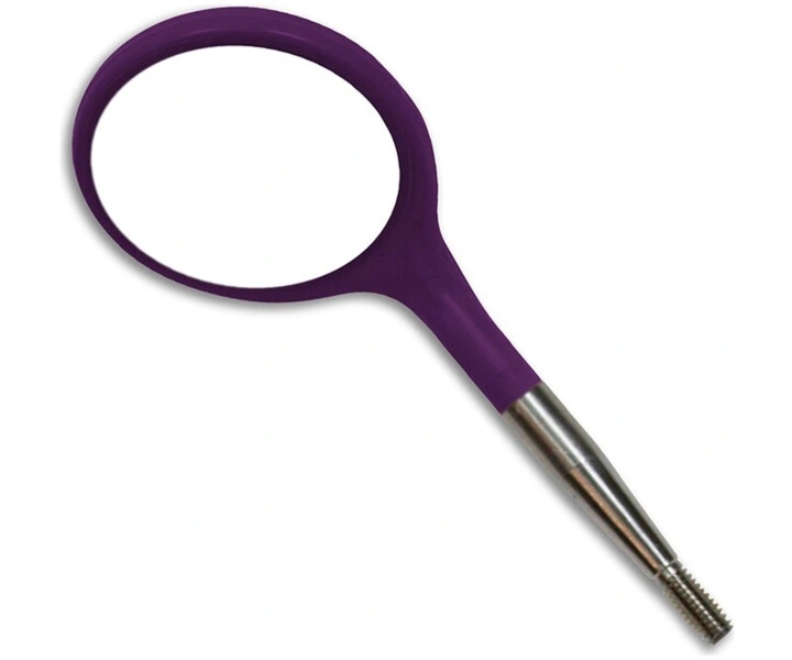 Crystal HD® polimerinės veidrodėlių galvutės Nr. 4, Simple Stem, 12 vnt. - oficiali Zirc produkto nuotrauka