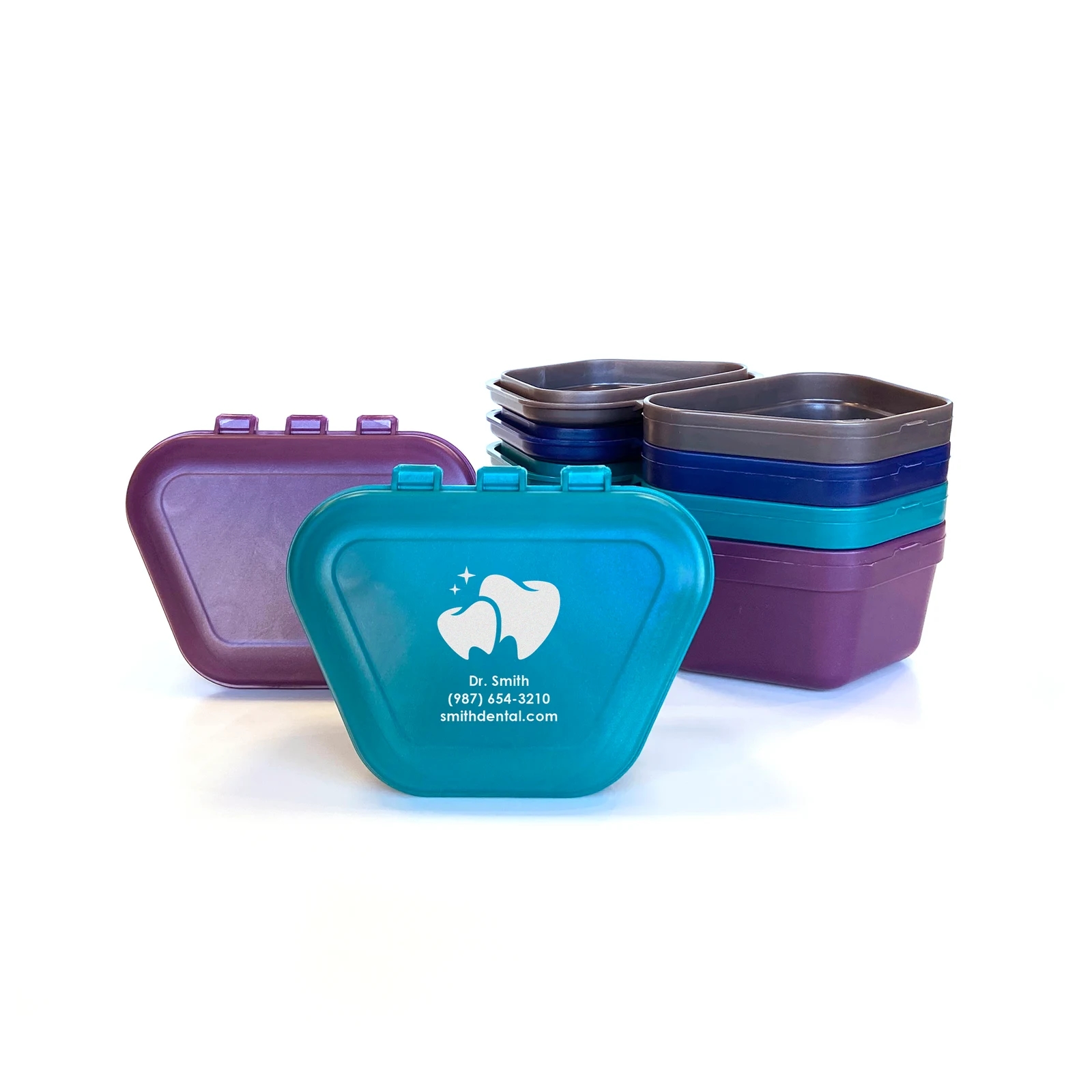 Denture Box protezų dėžutės, su spauda, 144 vnt. - oficiali Zirc produkto nuotrauka