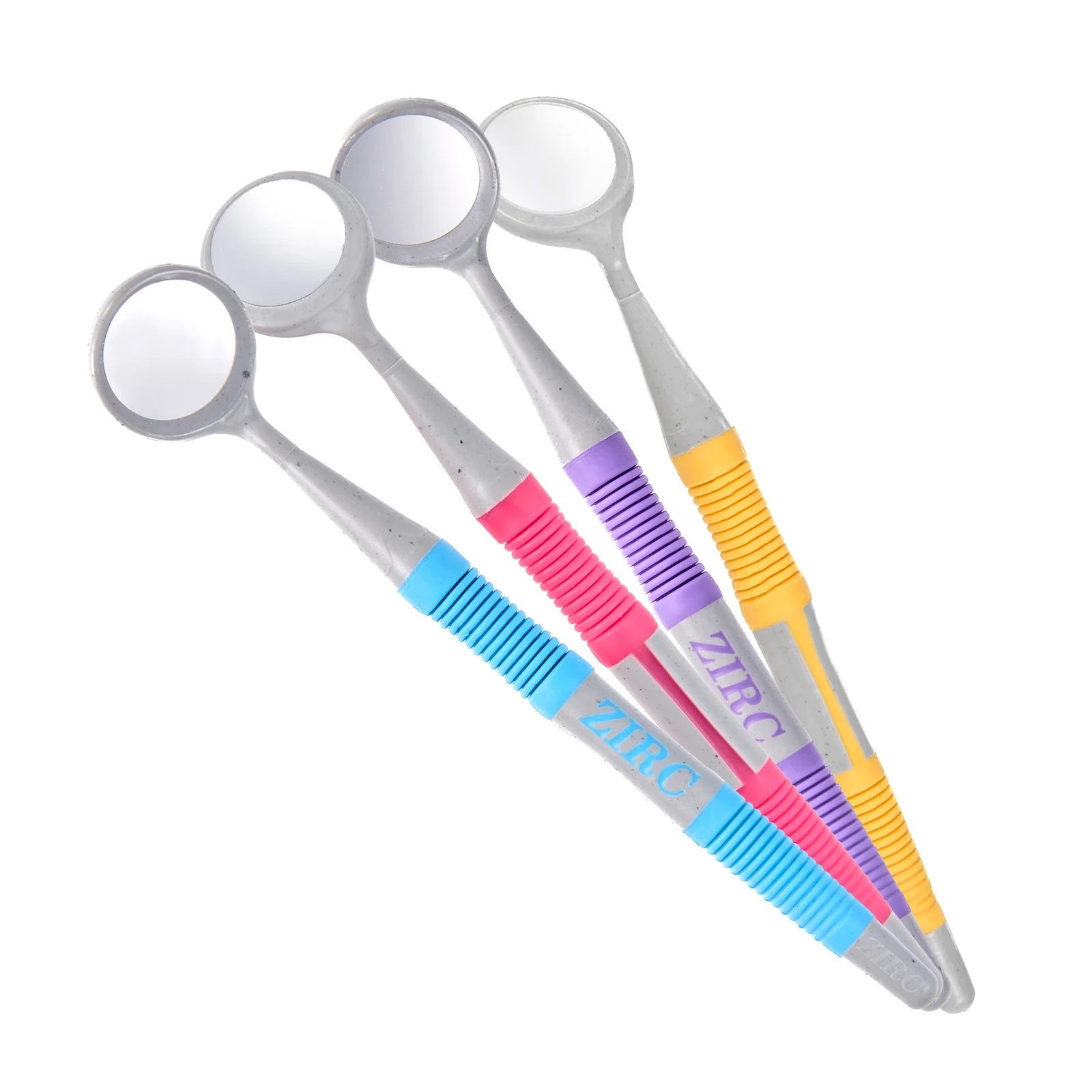 Crystal HD® dvipusiai Soft Grip burnos veidrodėliai Nr. 4, 4 vnt. - oficiali Zirc produkto nuotrauka