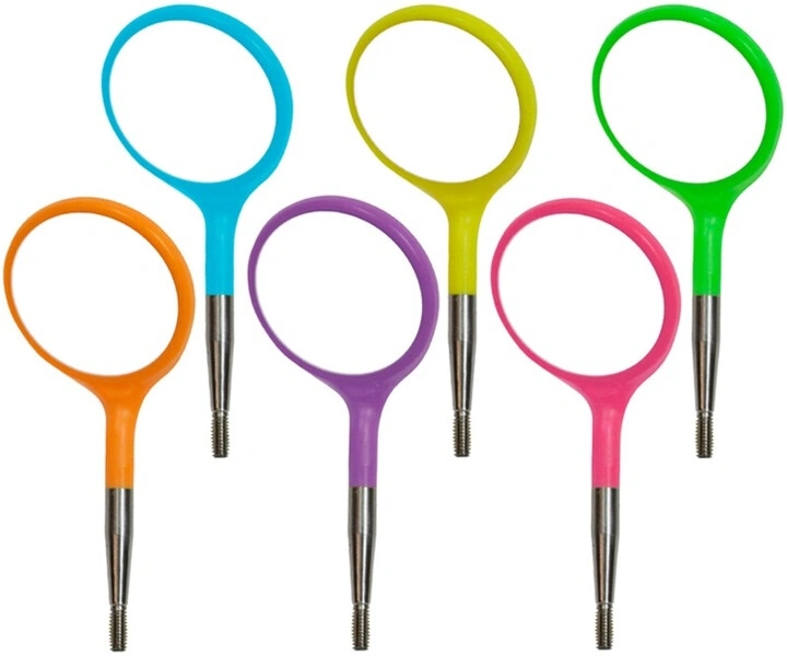 Crystal HD® polimerinės veidrodėlių galvutės Nr. 5, Simple Stem, Vibrant, 12 vnt. - oficiali Zirc produkto nuotrauka
