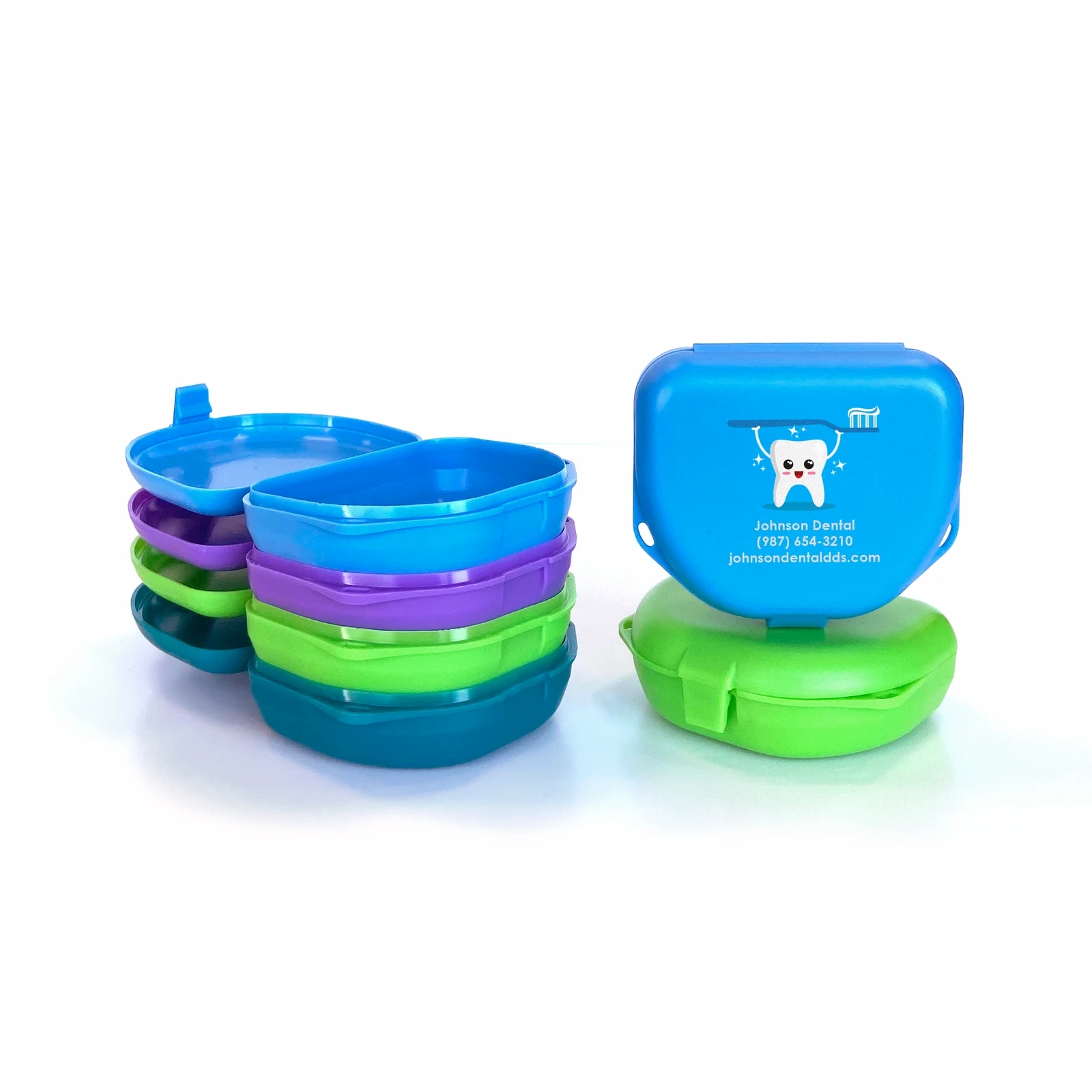 Retainer Box ortodontinių aparatų dėžutės, 1″ gylio, su spauda, 144 vnt. - oficiali Zirc produkto nuotrauka