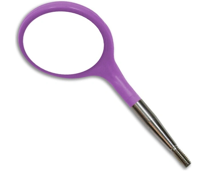 Crystal HD® polimerinės veidrodėlių galvutės Nr. 4, Simple Stem, 12 vnt. - oficiali Zirc produkto nuotrauka