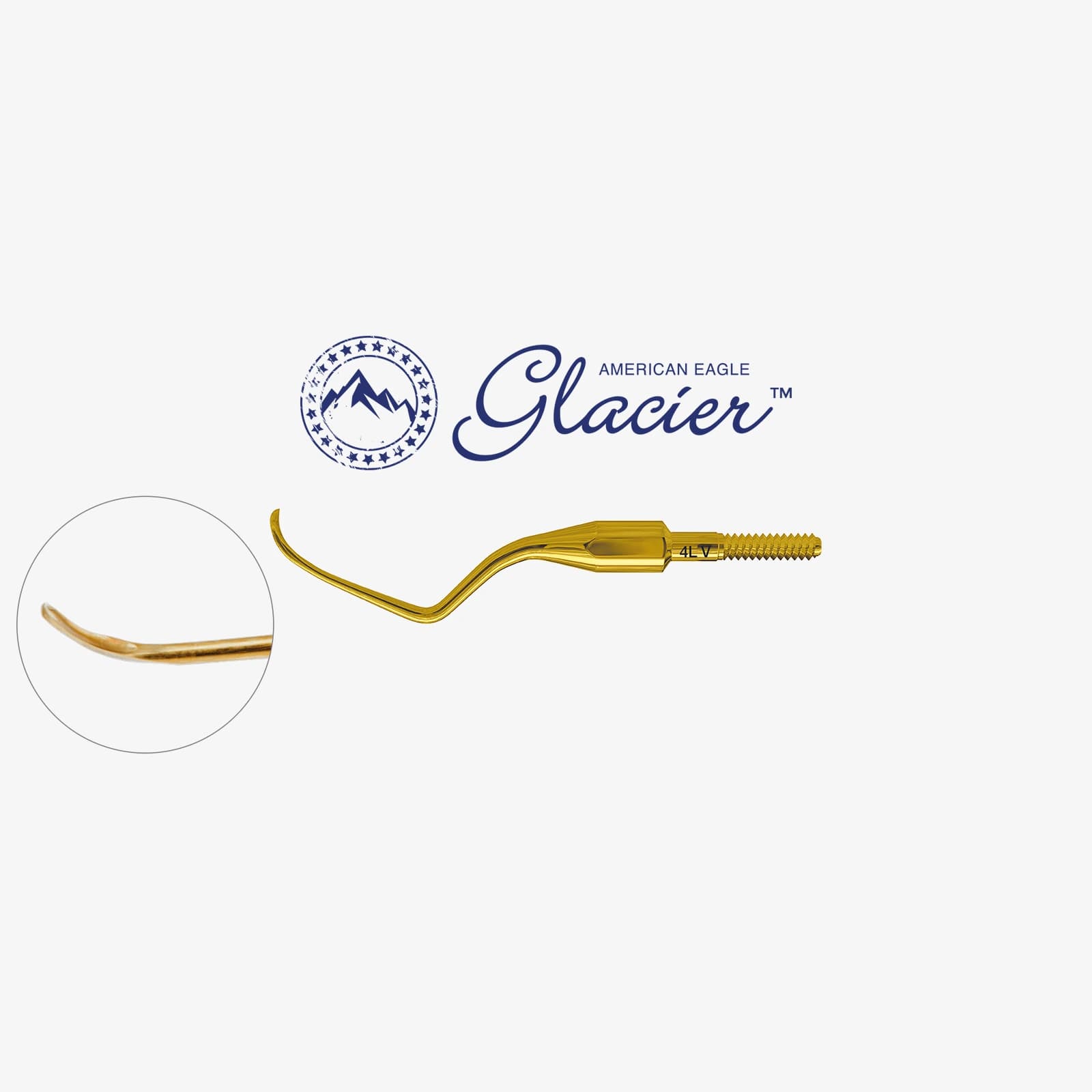American Eagle Glacier™ Quik-Tip® Universal Curette Columbia 4L, Posterior, XP² Technology™ – oficiali American Eagle produkto nuotrauka