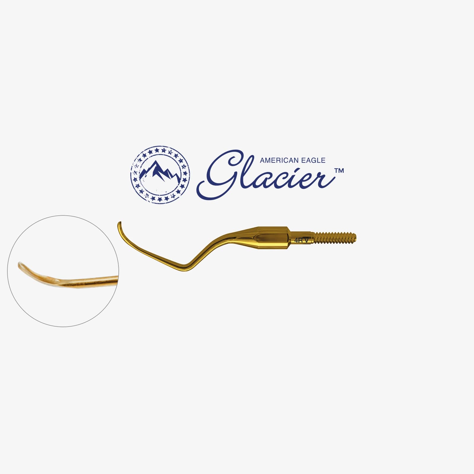 American Eagle Glacier™ Quik-Tip® Universal Curette Columbia 4R, Posterior, XP² Technology™ – oficiali American Eagle produkto nuotrauka