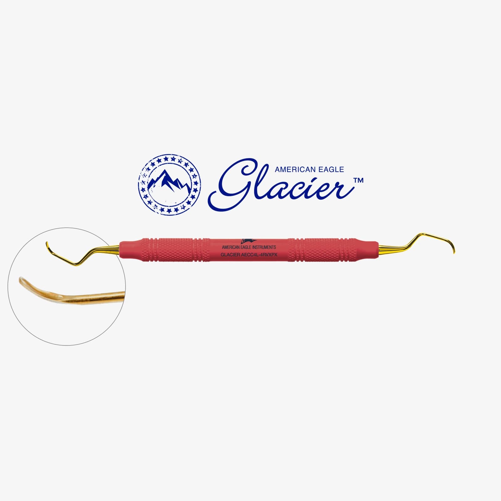 American Eagle Glacier™ Universal Curette Columbia 4L-4R, posterior, XP² Technology™ – oficiali American Eagle produkto nuotrauka