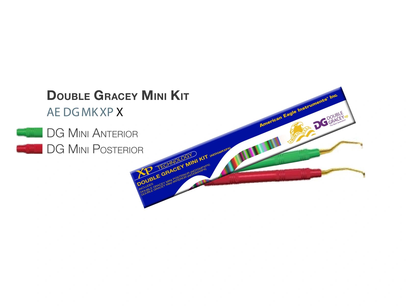 Double Gracey Kit Mini, anterior & posterior – oficiali American Eagle produkto nuotrauka