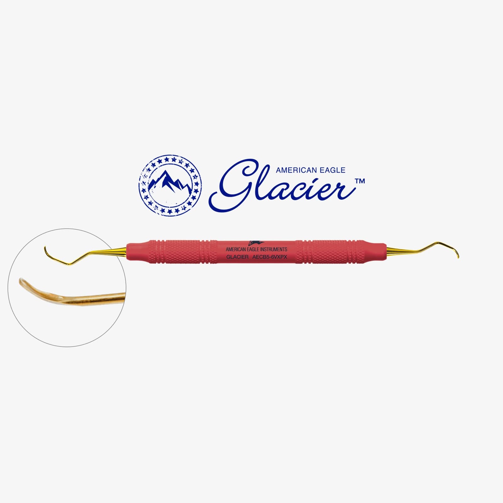 American Eagle Glacier™ Universal Curette Barnhart 5-6, posterior, XP² Technology™ – oficiali American Eagle produkto nuotrauka