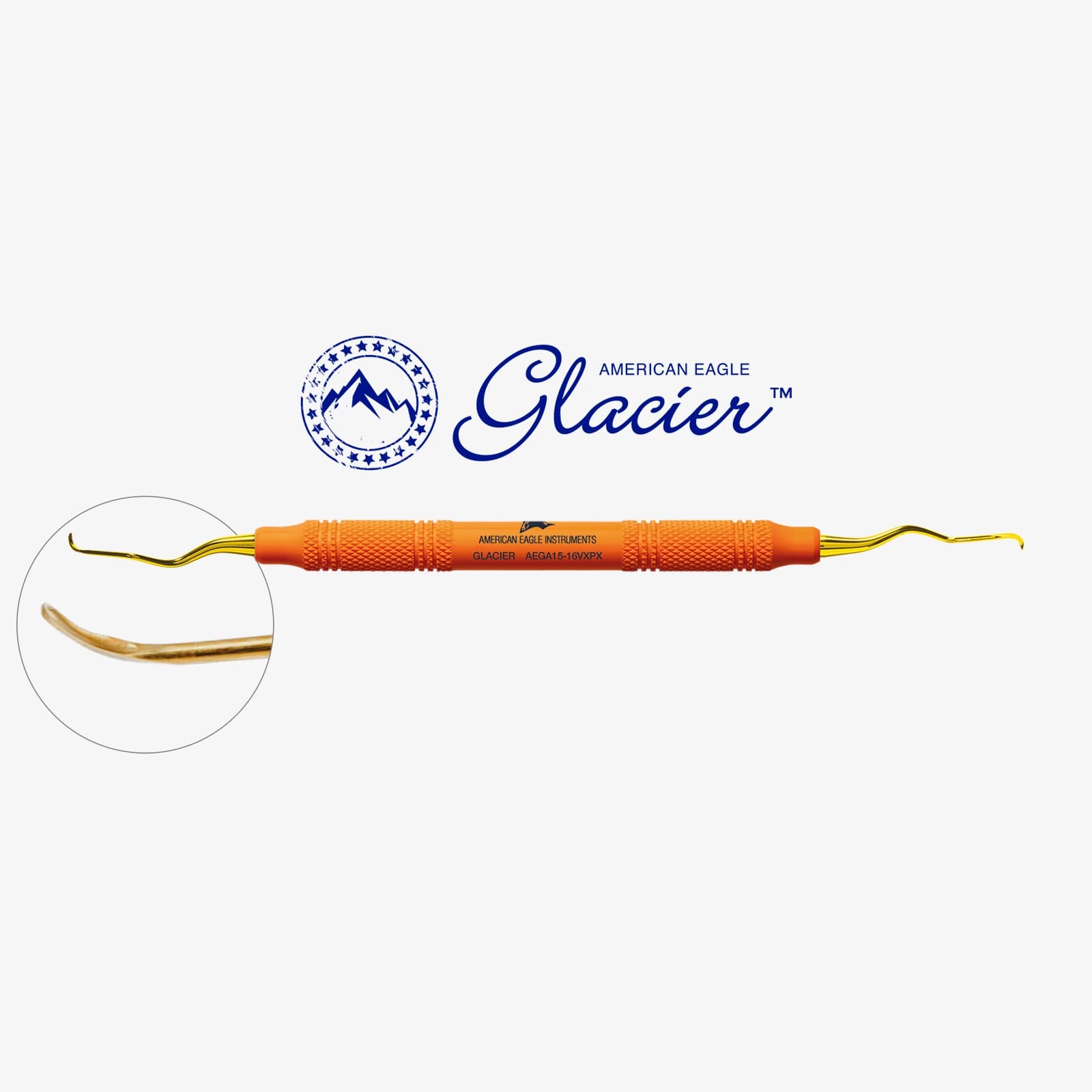 American Eagle Glacier™ Gracey +3 Access 15-16, posterior, mesial, XP² Technology™ – oficiali American Eagle produkto nuotrauka