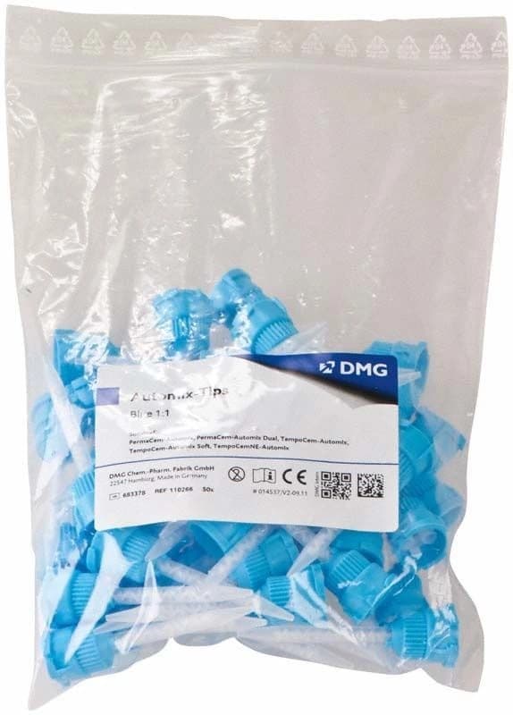 Automix-Tips Blue 1:1 50 50 vnt. – oficiali DMG produkto nuotrauka