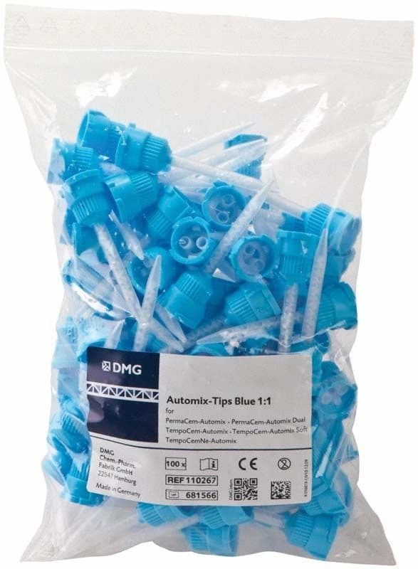 Automix-Tips Blue 1:1 100 vnt. – oficiali DMG produkto nuotrauka