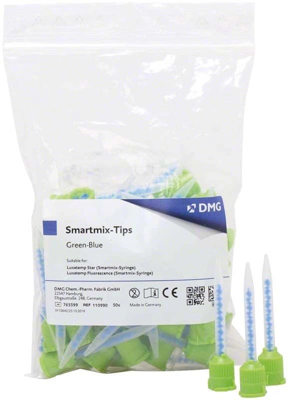 Smartmix-Tips Green-Blue 50 vnt. – oficiali DMG produkto nuotrauka