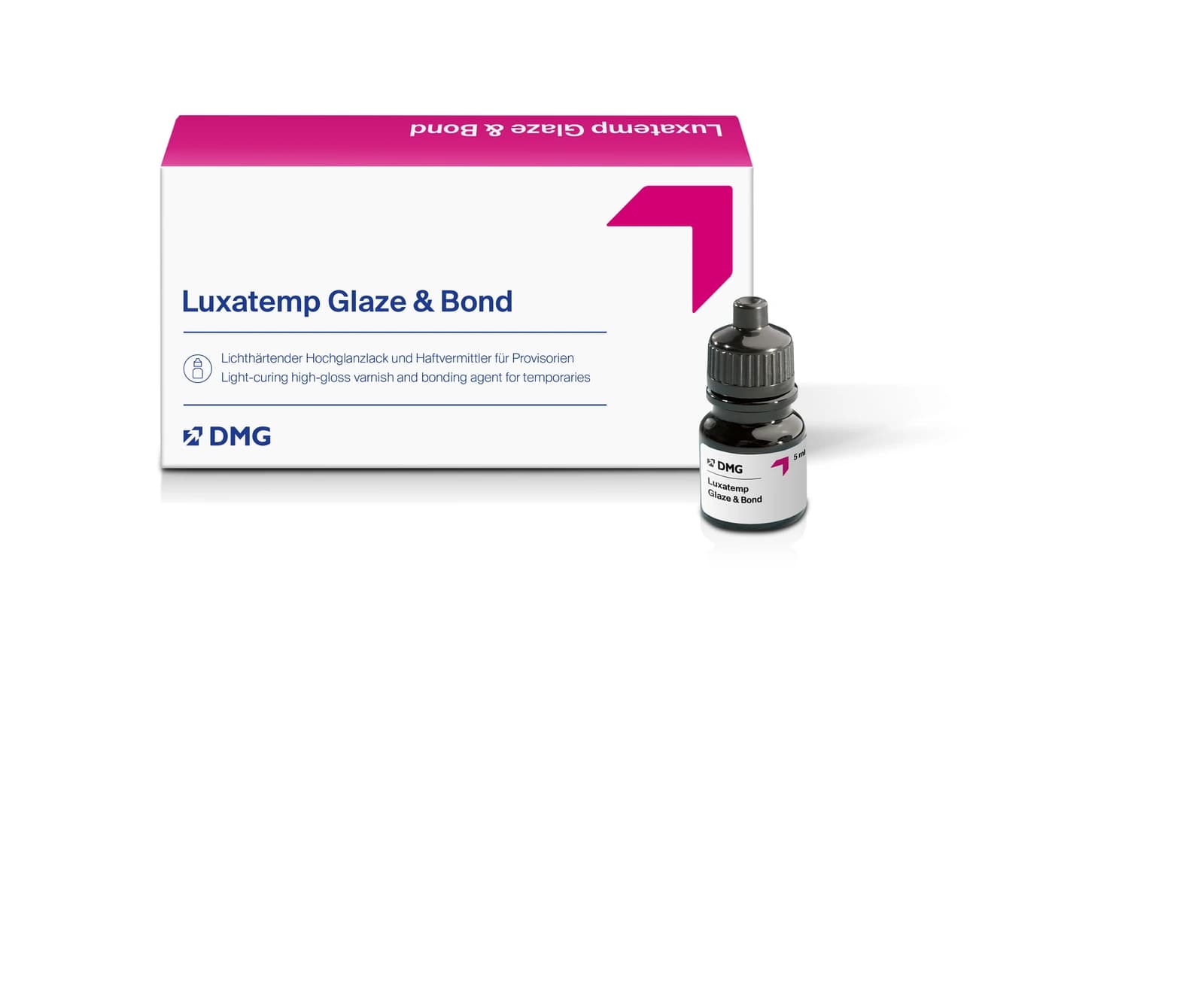 Luxatemp Glaze&Bond 5ml – oficiali DMG produkto nuotrauka