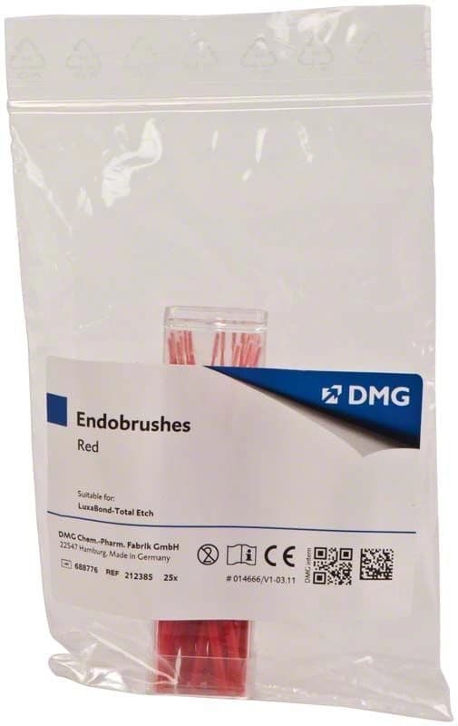 Microbrushes X Red 25vnt. – oficiali DMG produkto nuotrauka