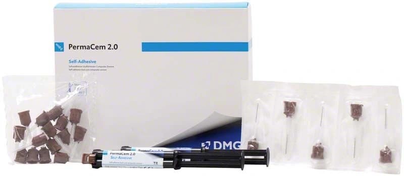 PermaCem 2.0 transparent 3 x 9g – oficiali DMG produkto nuotrauka