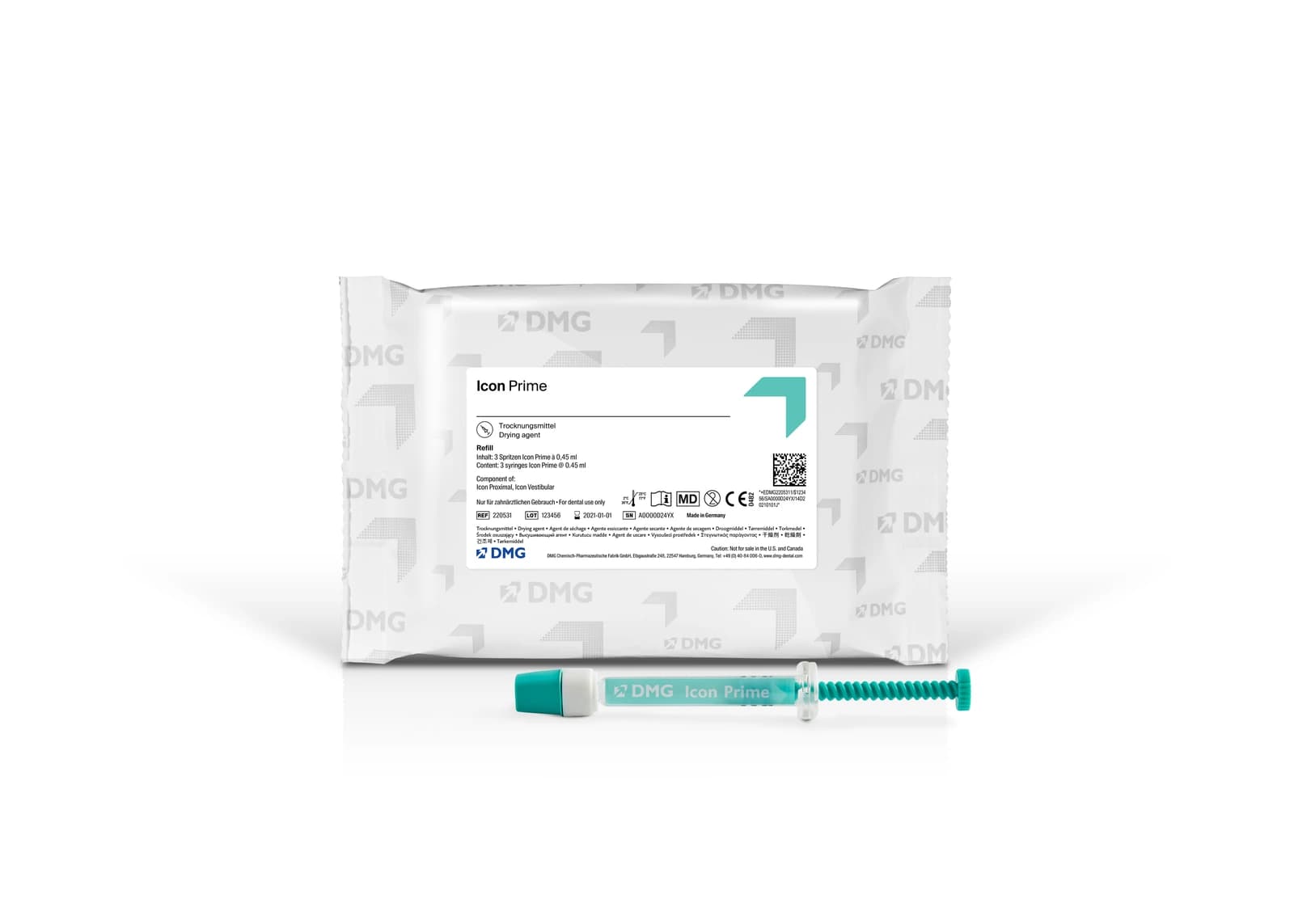 Icon Prime 3 x 0,45 ml – oficiali DMG produkto nuotrauka