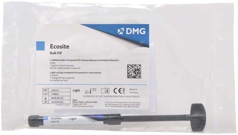 Ecosite Bulk Fill light 4 g – oficiali DMG produkto nuotrauka