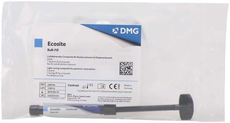 Ecosite Bulk Fill contrast 4 g – oficiali DMG produkto nuotrauka