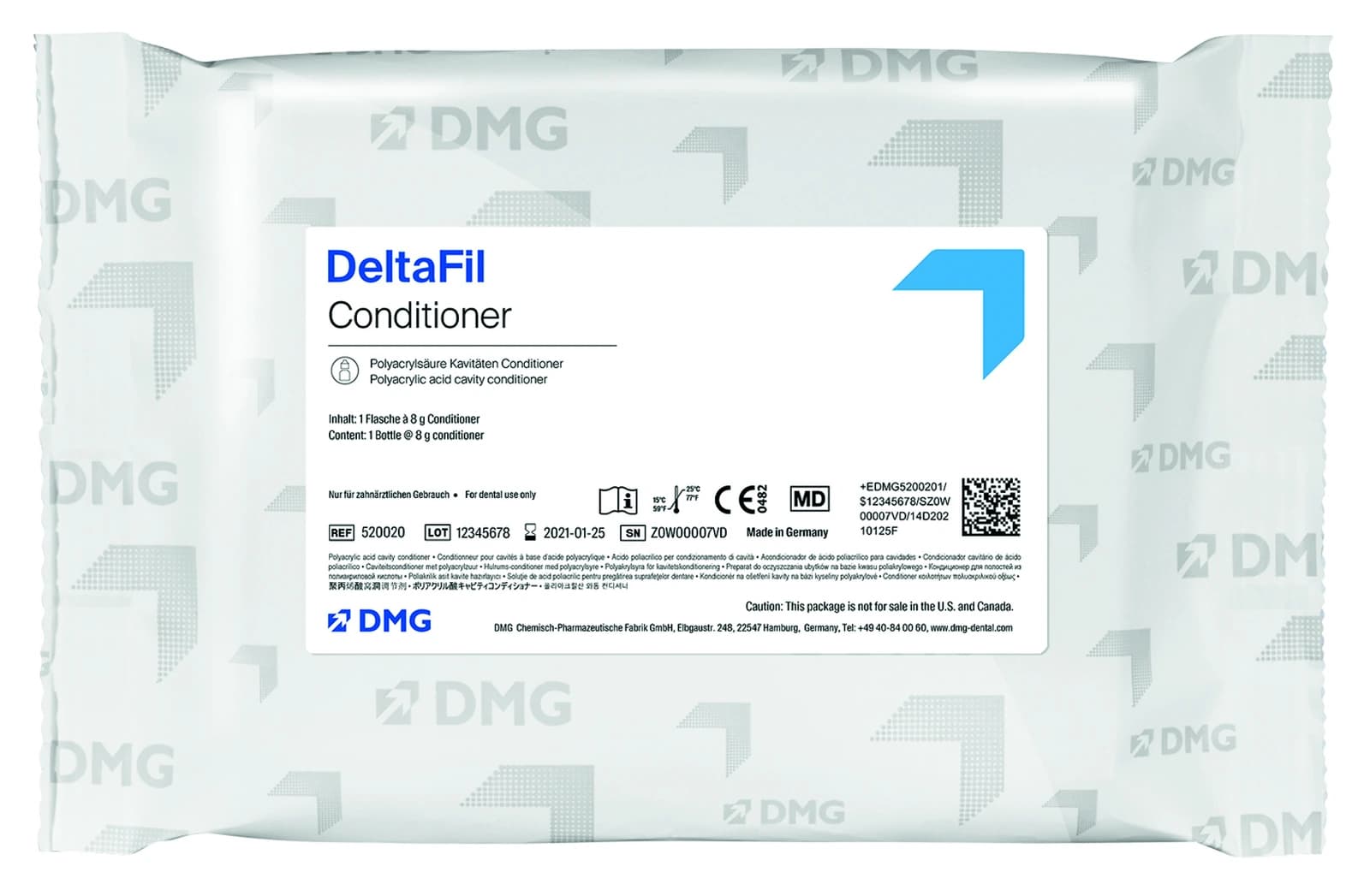 DeltaFil Conditioner 8g – oficiali DMG produkto nuotrauka