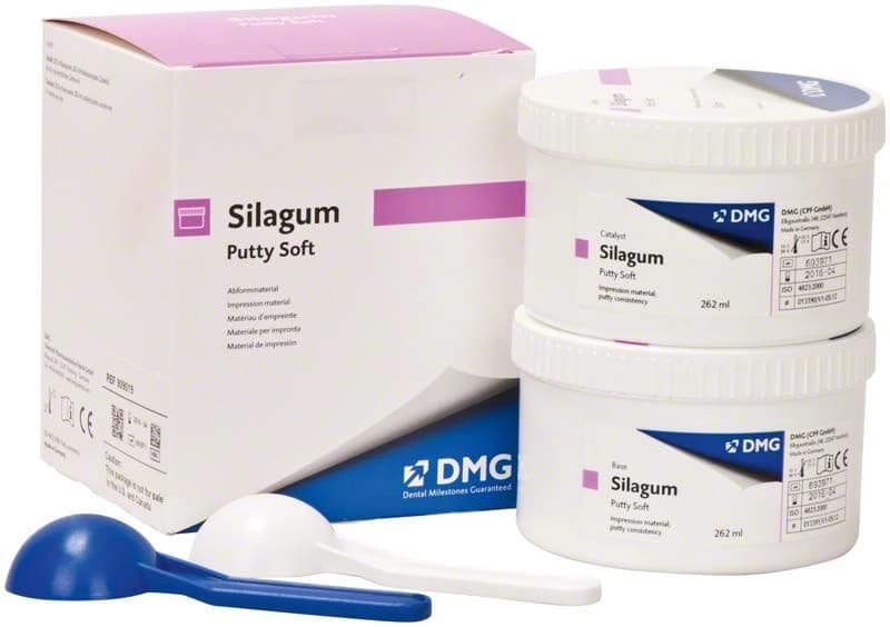 Silagum Putty Soft 2 x 262ml – oficiali DMG produkto nuotrauka
