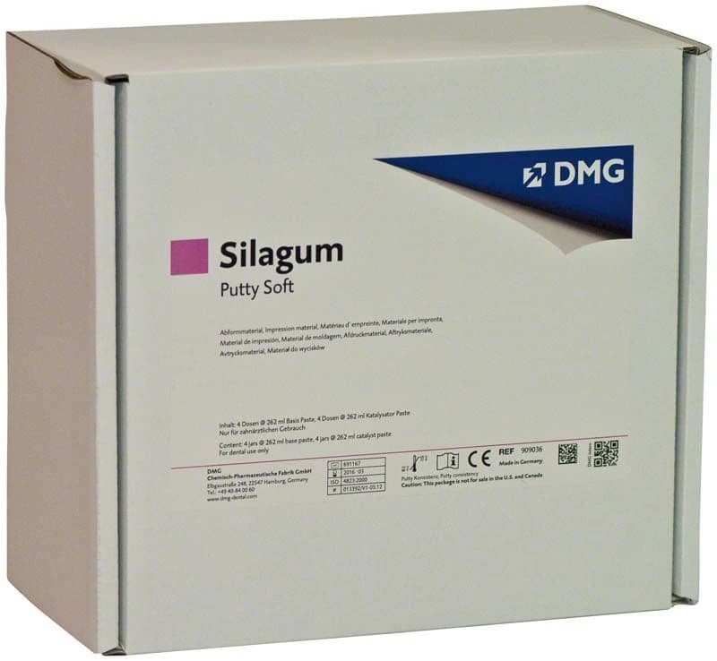 Silagum Putty Soft 8 x 262ml – oficiali DMG produkto nuotrauka