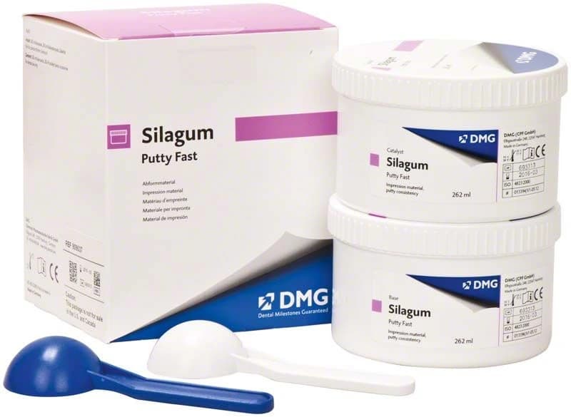 Silagum Putty Fast 8 x 262ml – oficiali DMG produkto nuotrauka