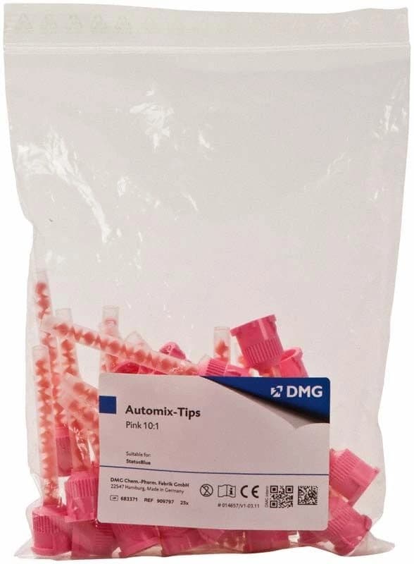 Automix-Tips Pink 4:1 25 vnt. – oficiali DMG produkto nuotrauka