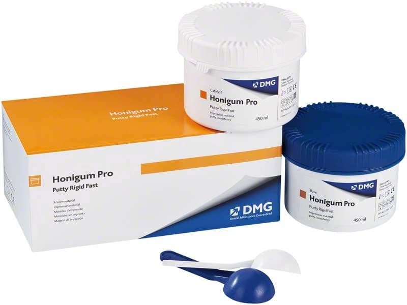Honigum Pro Putty Rigid Fast 2x450ml – oficiali DMG produkto nuotrauka