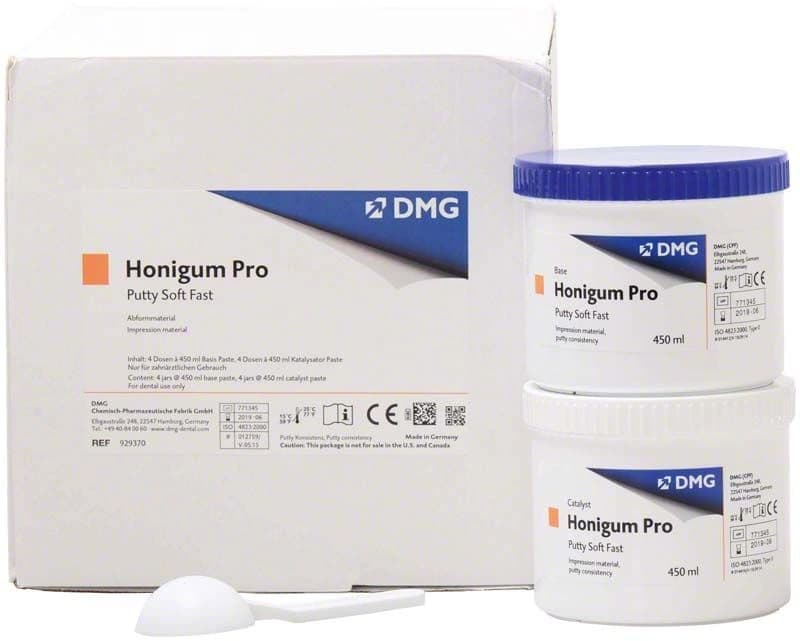 Honigum Pro Putty Soft Fast 8x450ml – oficiali DMG produkto nuotrauka
