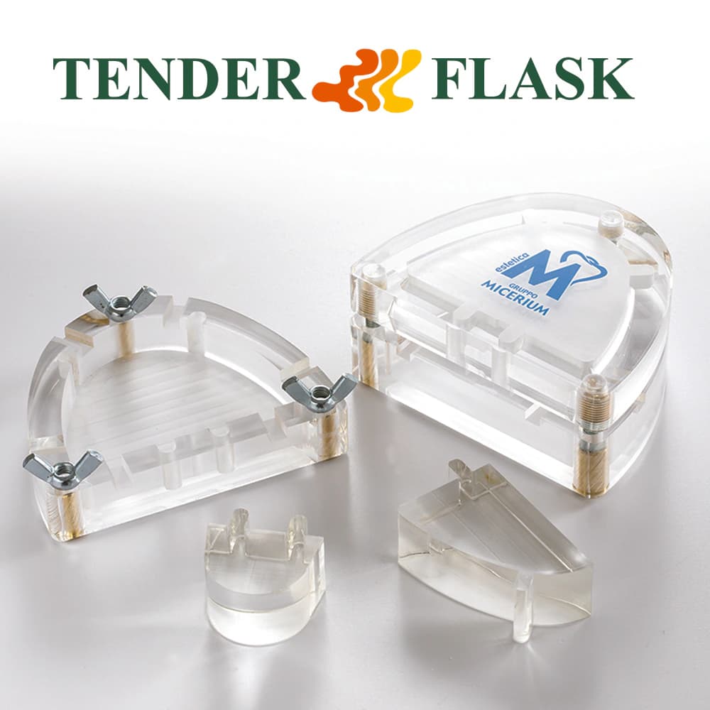 Tender Flask presavimo kiuvetės ir silikonai - oficiali Micerium produkto nuotrauka