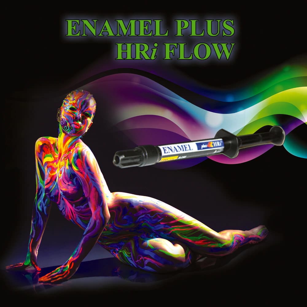 Enamel plus HFO Flow takus kompozitas - oficiali Micerium produkto nuotrauka