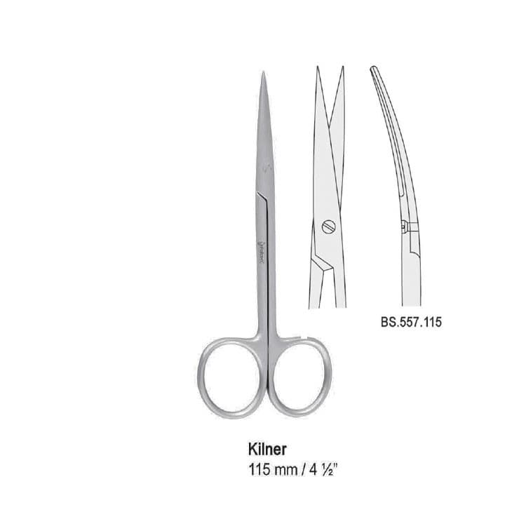 Scissors Kilner curved 115mm – oficiali Falcon Medical produkto nuotrauka