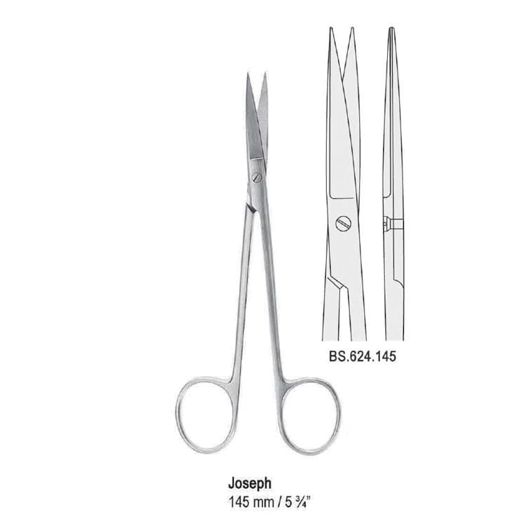 Scissors Joseph straight 145mm – oficiali Falcon Medical produkto nuotrauka