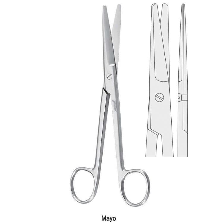 Scissors operating Mayo straight 150mm – oficiali Falcon Medical produkto nuotrauka