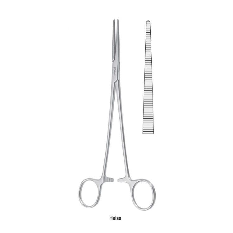 Forceps artery Heiss straight 210mm – oficiali Falcon Medical produkto nuotrauka