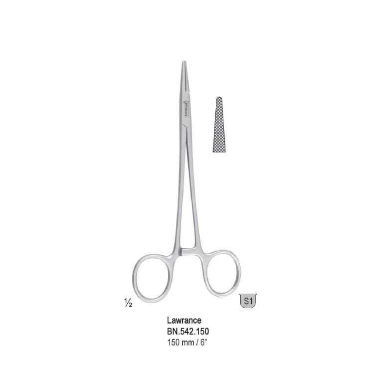 Needle holder Lawrance 150mm – oficiali Falcon Medical produkto nuotrauka