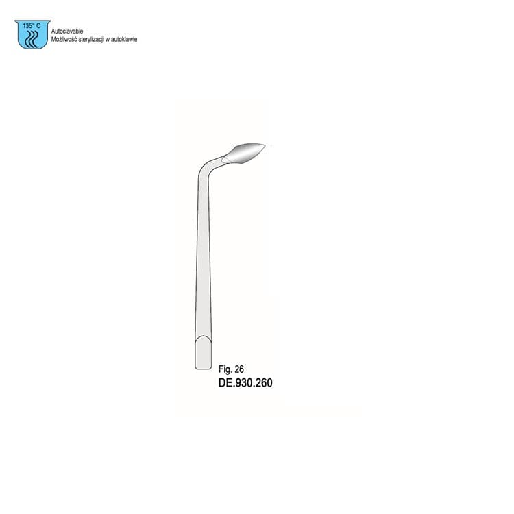 Syndesmotome Falcon tip fig. 26 – oficiali Falcon Medical produkto nuotrauka