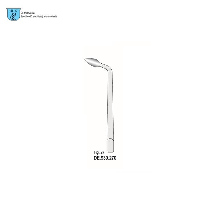 Syndesmotome Falcon tip fig. 27 – oficiali Falcon Medical produkto nuotrauka