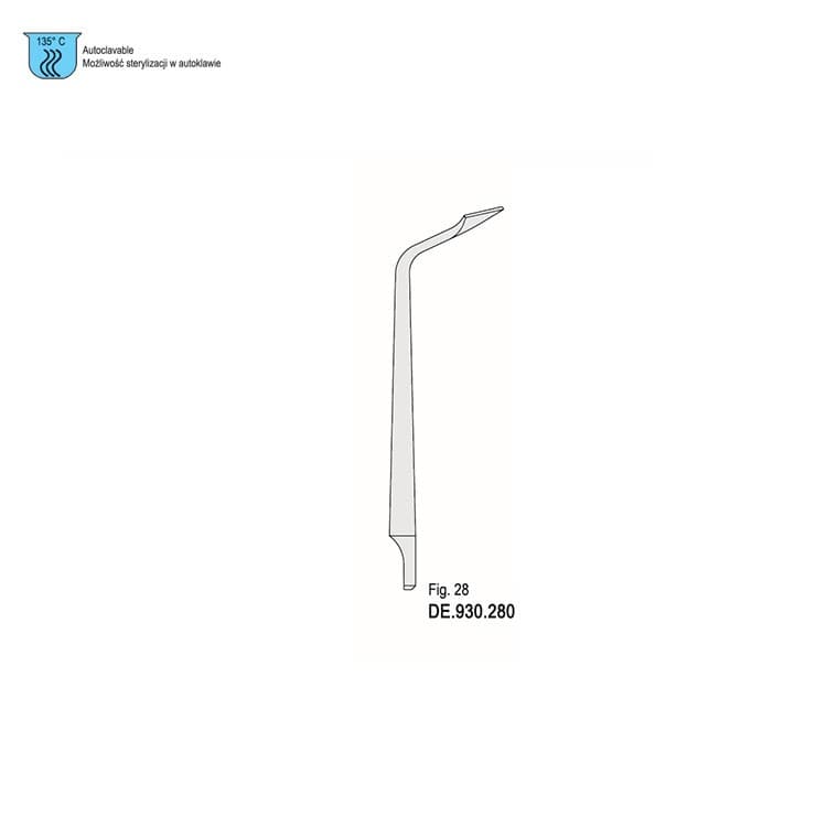 Syndesmotome Falcon tip fig. 28 – oficiali Falcon Medical produkto nuotrauka
