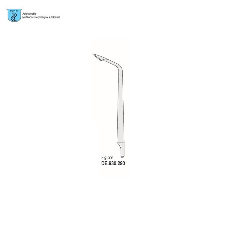 Syndesmotome Falcon tip fig. 29 – oficiali Falcon Medical produkto nuotrauka