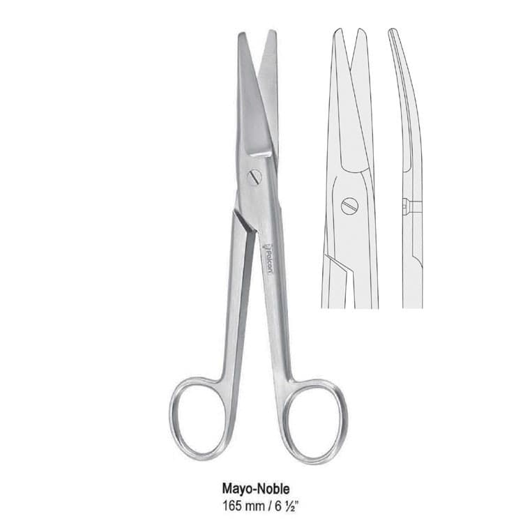 Scissors operating Mayo-Noble curved 165mm – oficiali Falcon Medical produkto nuotrauka