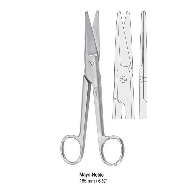 Scissors operating Mayo-Noble straight 165mm – oficiali Falcon Medical produkto nuotrauka