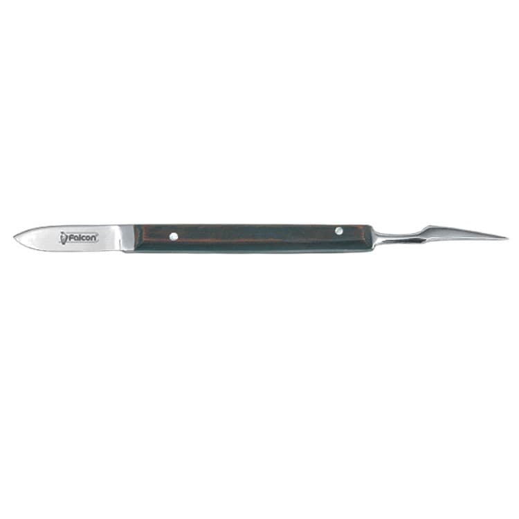 Wax knife Ermert with wooden handle 130mm – oficiali Falcon Medical produkto nuotrauka