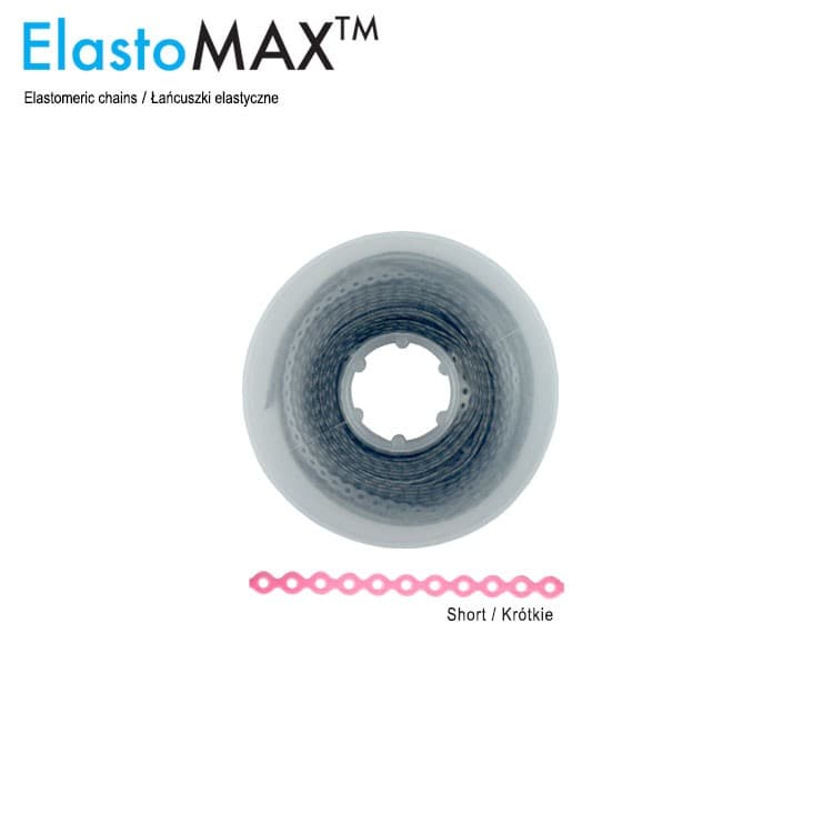 ElastoMax Uno elastomeric chain, short, silver (4.5m spool) – oficiali Falcon Medical produkto nuotrauka