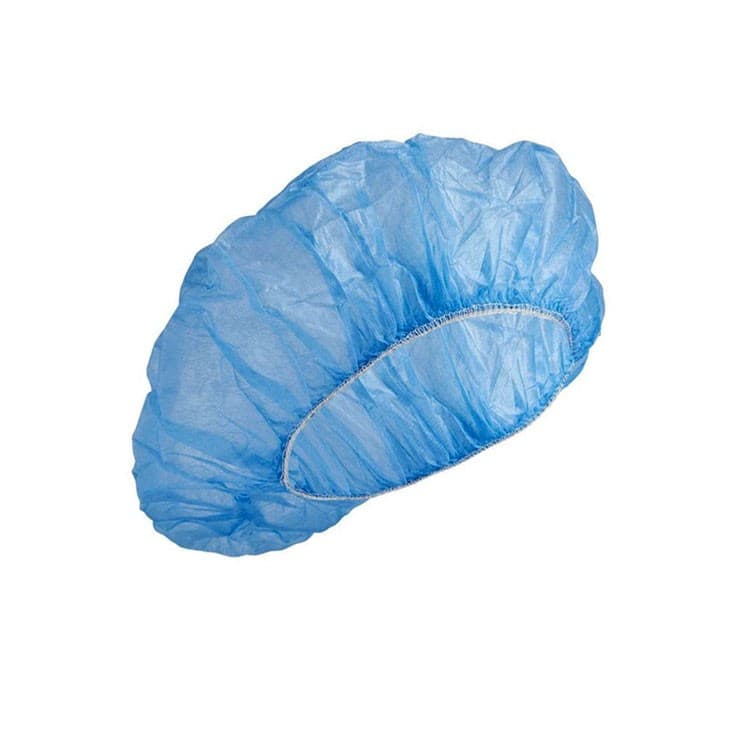 DENTALINE Disposable bouffant caps, 53 cm, Blue (Pack of 100 pieces) – oficiali Falcon Medical produkto nuotrauka