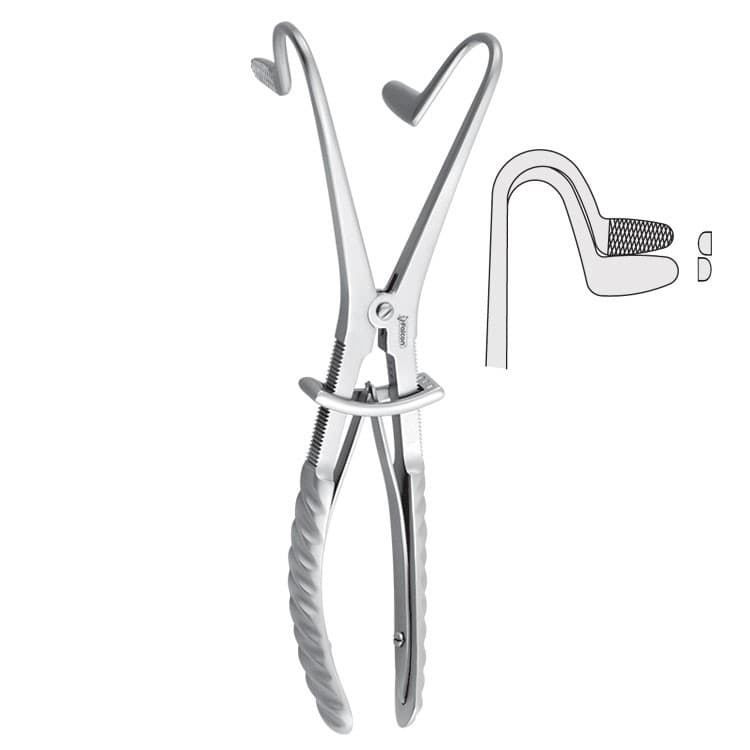 Mouth gag Fergusson ackland jaws 170mm – oficiali Falcon Medical produkto nuotrauka