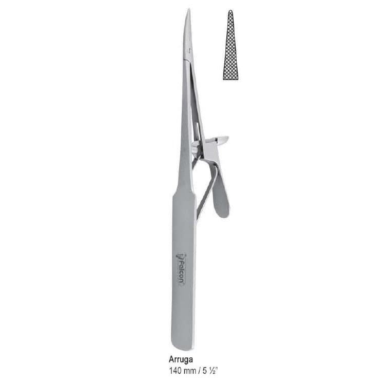 Needle holder Arruga straight 140mm – oficiali Falcon Medical produkto nuotrauka