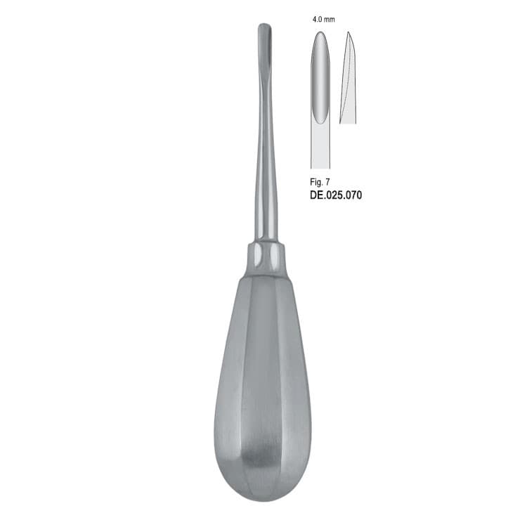 Elevator Bein 4mm fig.7 – oficiali Falcon Medical produkto nuotrauka