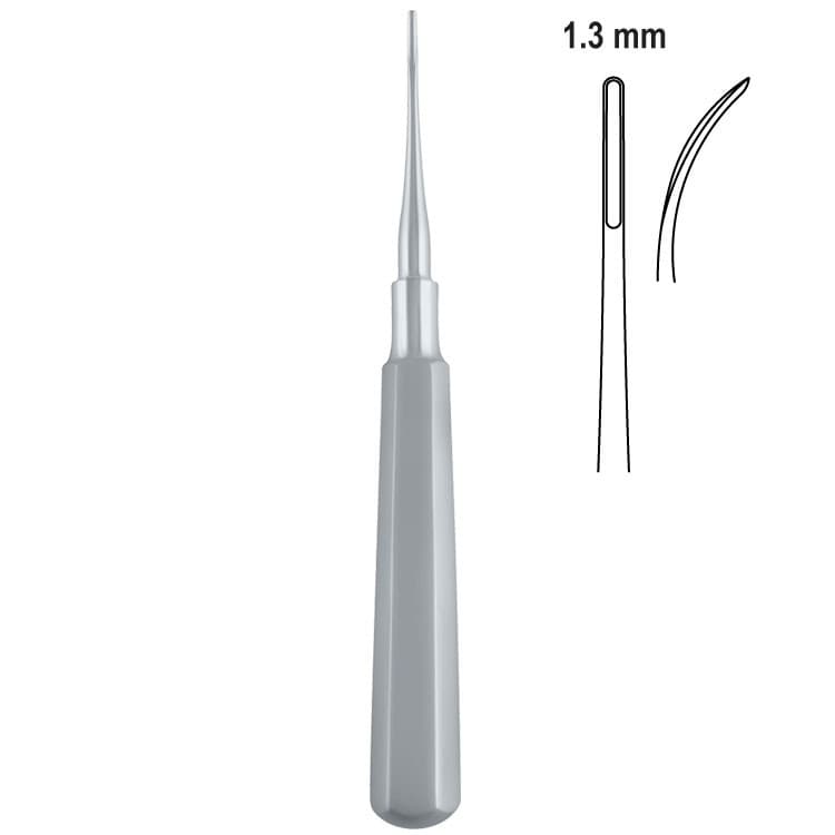 Elevator Falcon-Mini curved 1.3mm, fig. 4 – oficiali Falcon Medical produkto nuotrauka